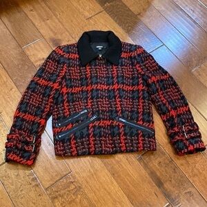 DKNY wool blend jacket large.